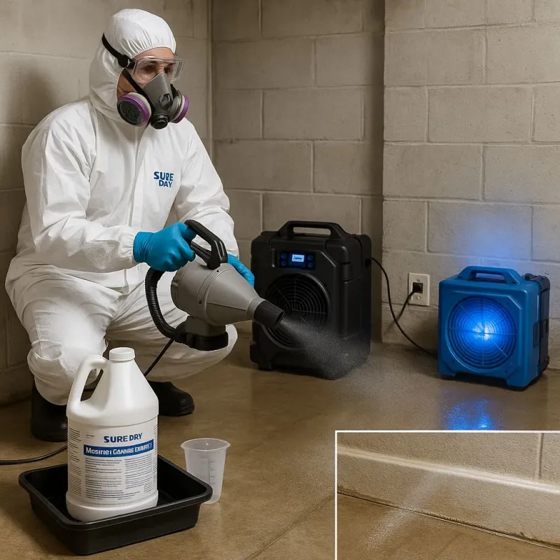 Sanitization and Odor Removal process in Balmville, NY